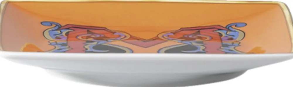 Bowl 12cm sq. flat, Holiday Alphabet M,>Versace Discount