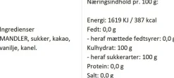 Brændte Mandler>Almuegaarden Online