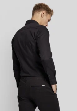 Bruun & Stengade BS Miles Slim Fit Shirt Sort New