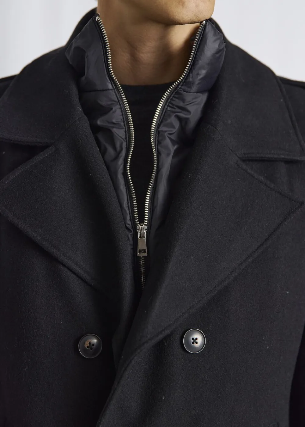 Bruun & Stengade BS Nelson Slim Fit Coat Black Clearance