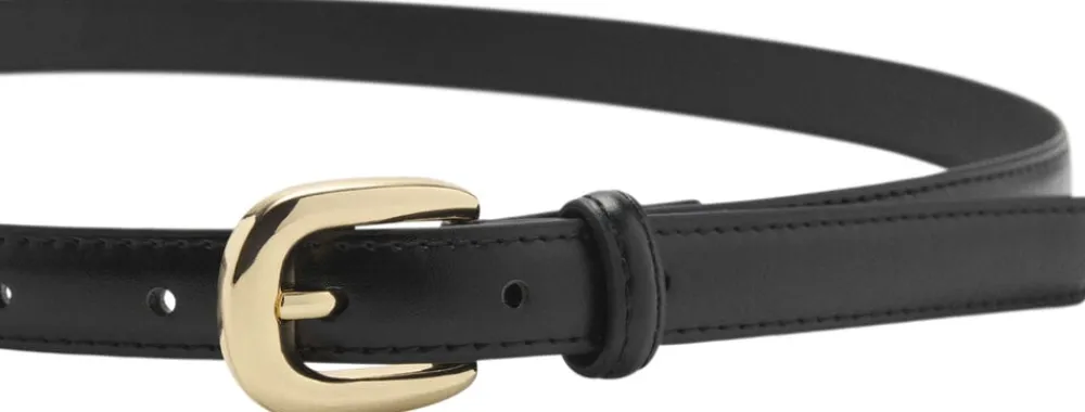 Dame MANGO Buckle skinny belt