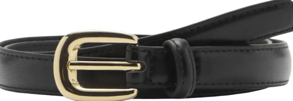 Dame MANGO Buckle skinny belt