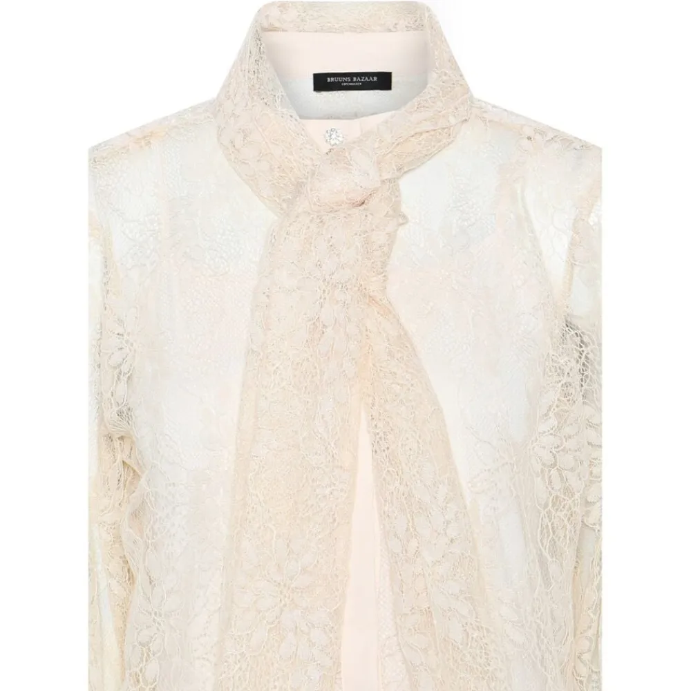 Bruuns Bazaar BugleBBOmassa blouse Cream Hot