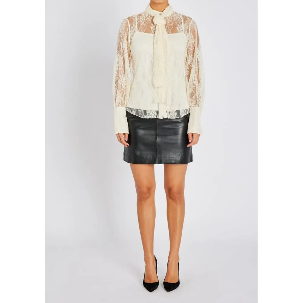 Bruuns Bazaar BugleBBOmassa blouse Cream Hot