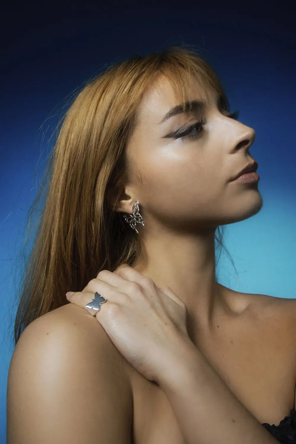 Butterfly Signet ring>Jane Kønig Discount