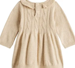 Tommy Hilfiger CABLE SWEATER DRESS LS Malted milk heather New