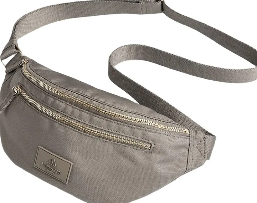 Markberg Cargo Bum Bag, Recycled Walnut w/gold New