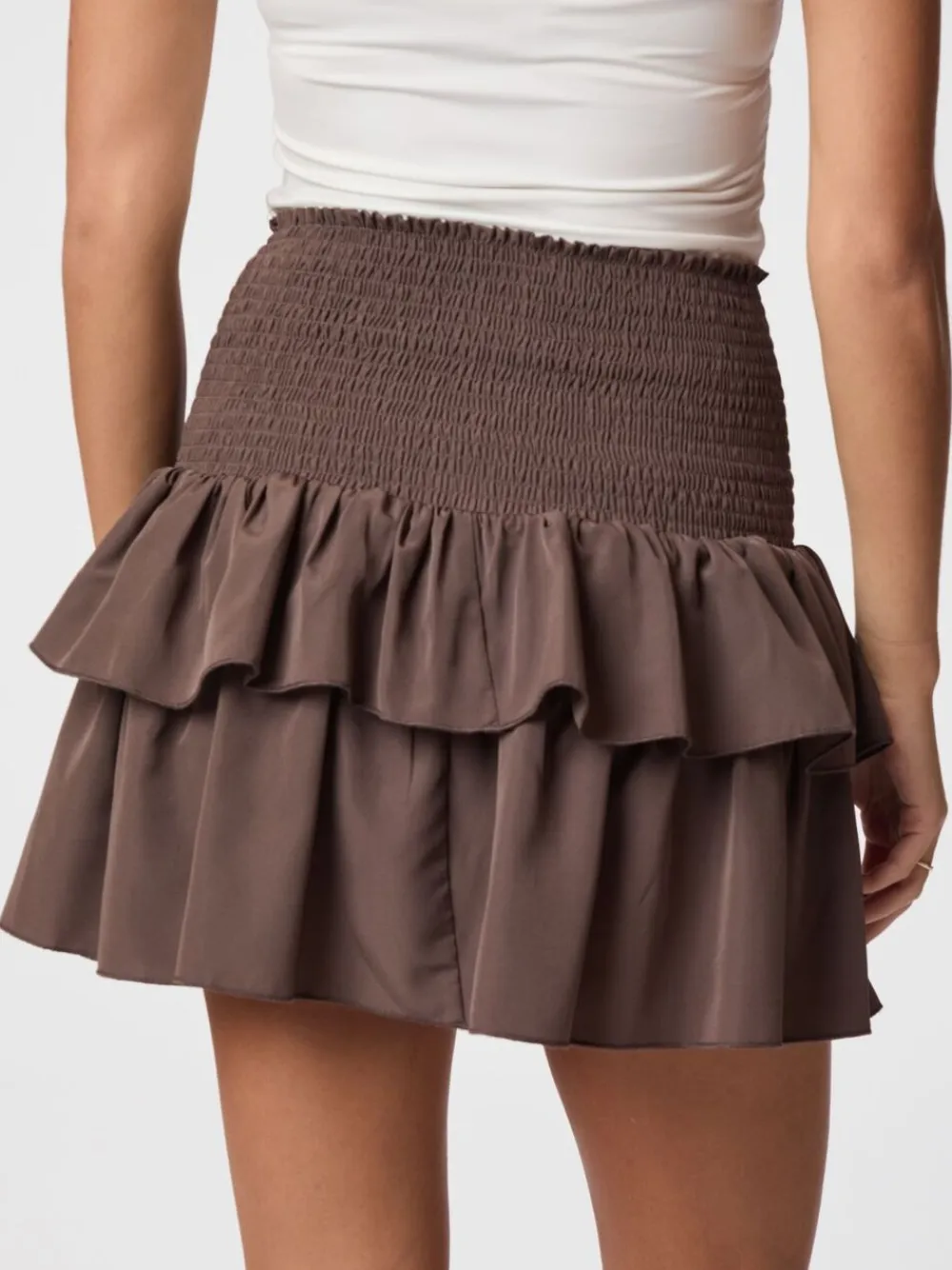 Neo Noir Carin R Skirt Dusty brown Outlet