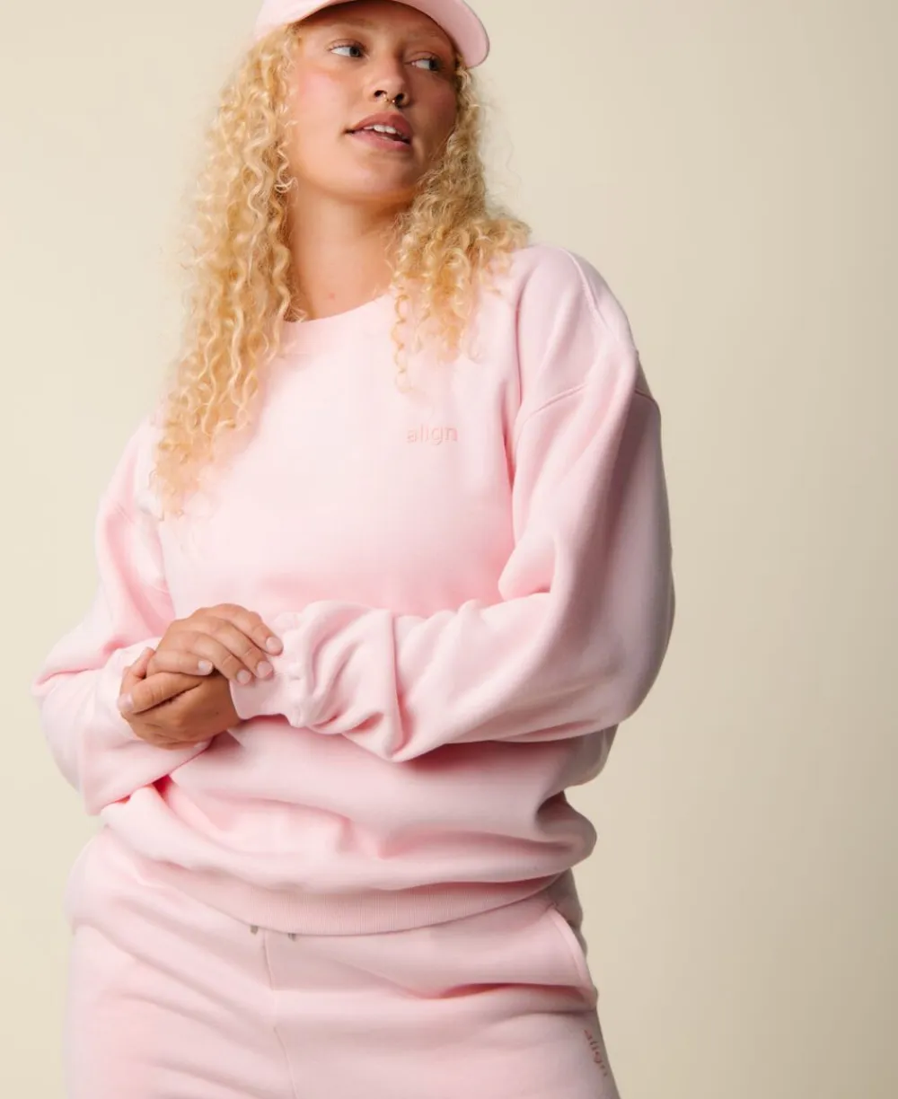 Cartel x Align by Blume oversize sweatshirt - Blush>Cartel Copenhagen New