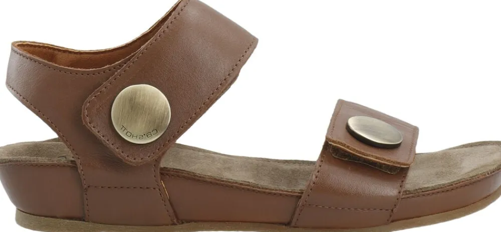 Dame Cashott CASAVA Button Sandal Leather