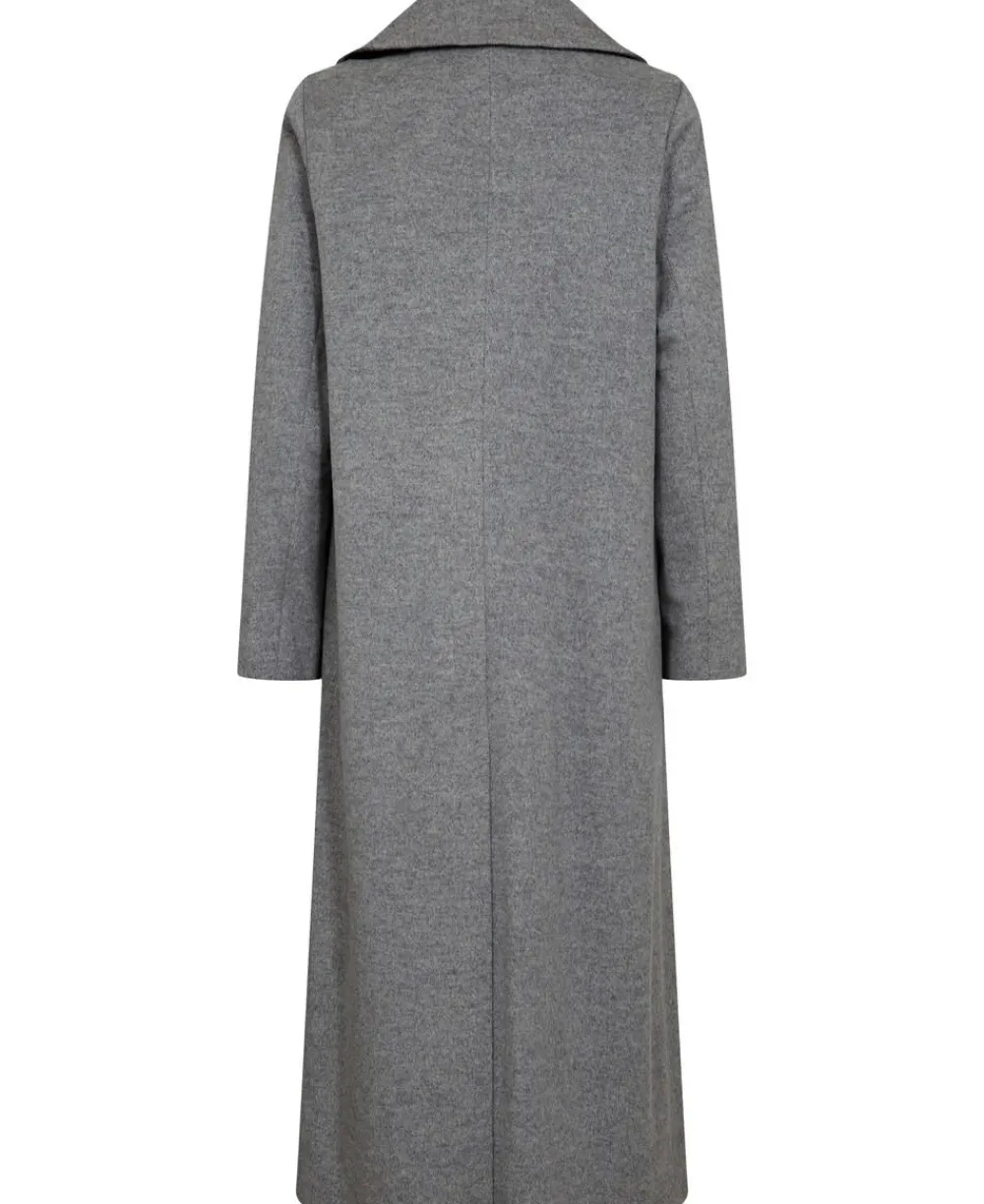 Cashmere Coat W - Clareta Long>Sand Clearance