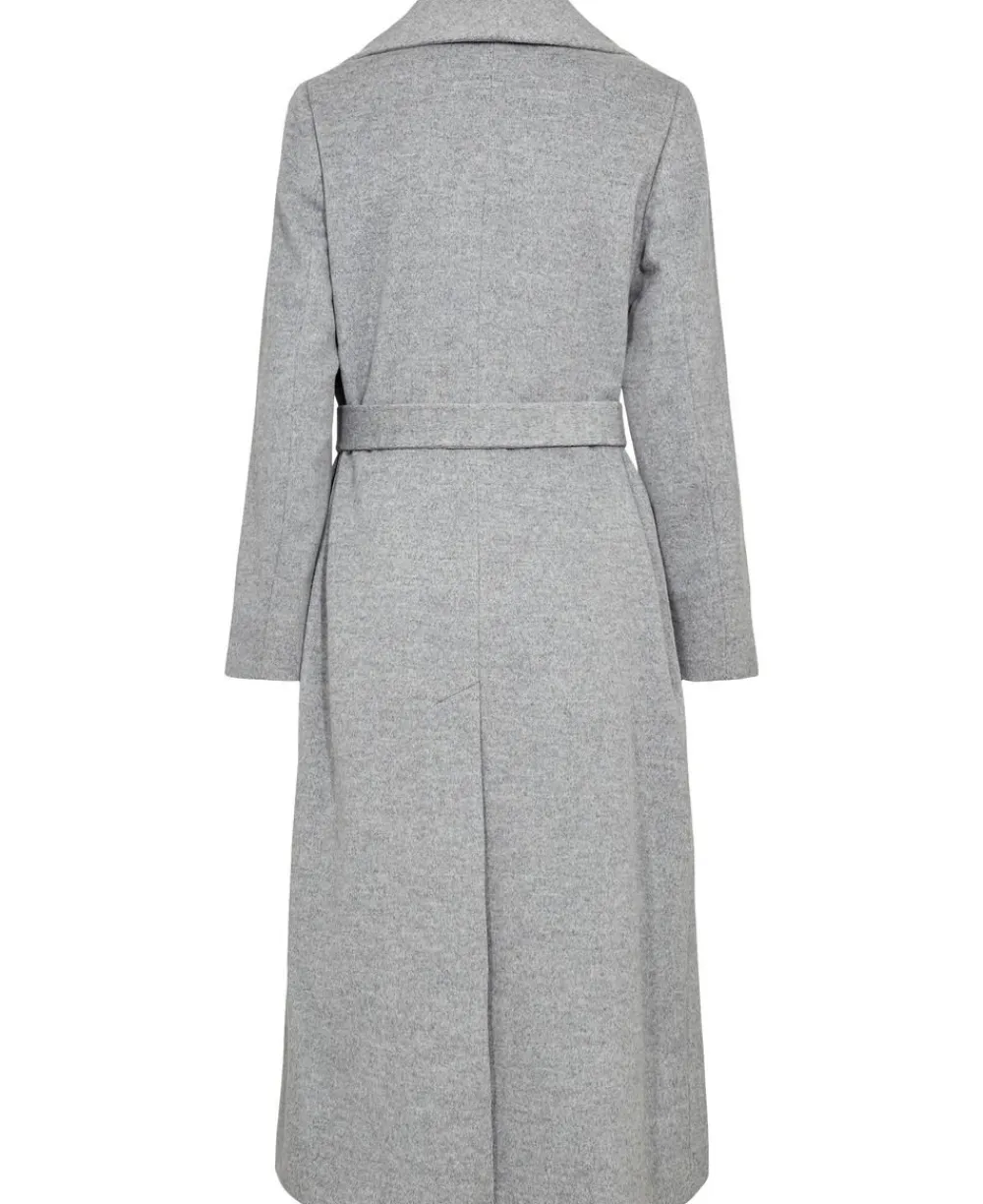 Cashmere Coat W - Clareta Shawl>Sand Outlet