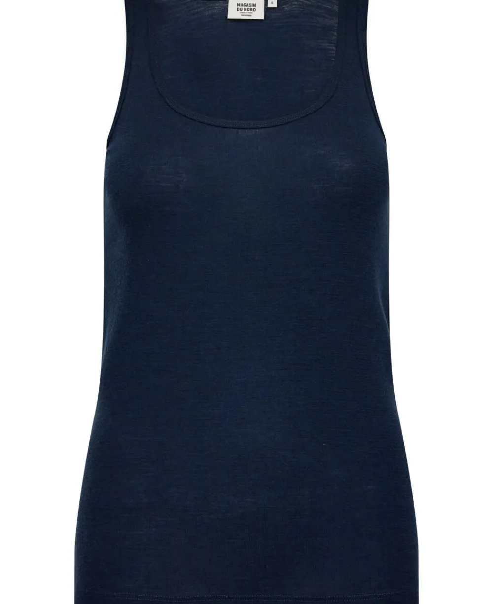Magasin du Nord Collection Celia 2 - 100% RWS Merino Wool Navy Hot