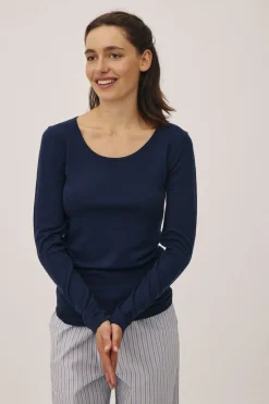 Magasin du Nord Collection Celia 3 - 100% RWS Merino Wool Navy Best