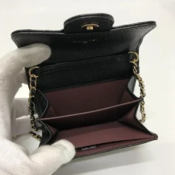 Chanel Vintage Chanel Wallet On Chain Black New