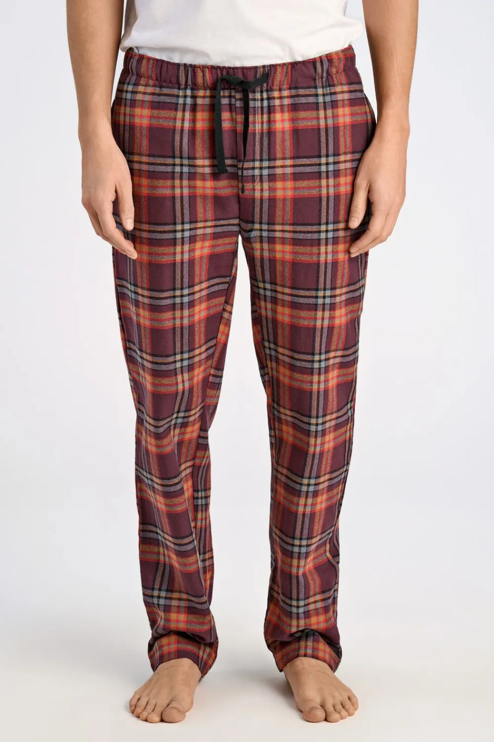 Checked brushed pyjama pants>Lindbergh Sale