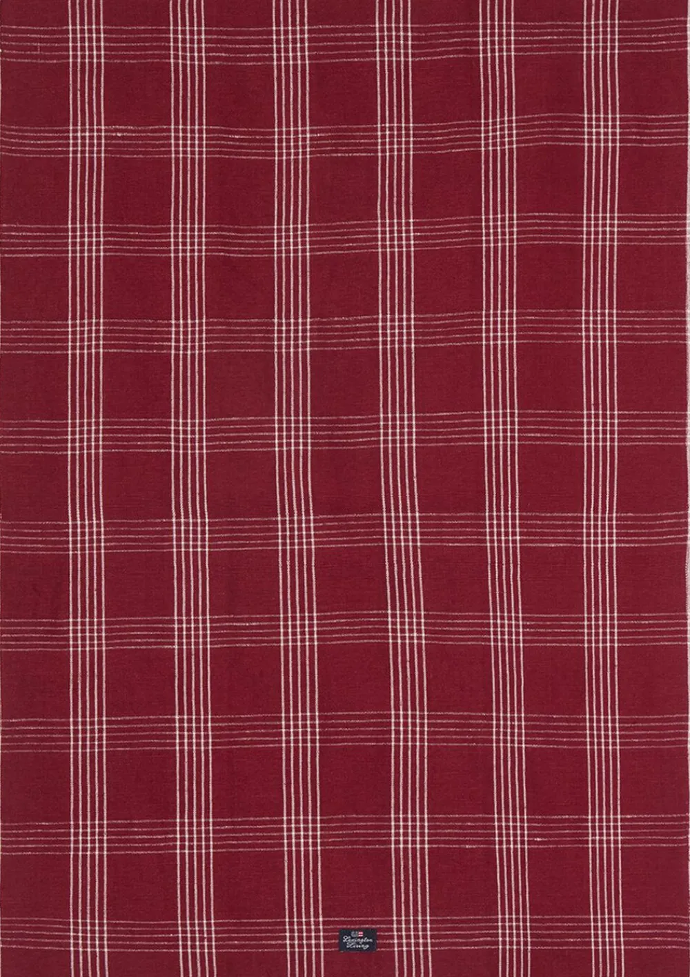 Lexington Checked Linen/Cotton Kitchen Towel New