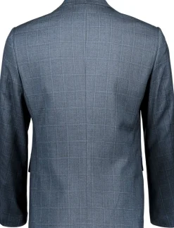 Lindbergh Checked mens suit Blue check