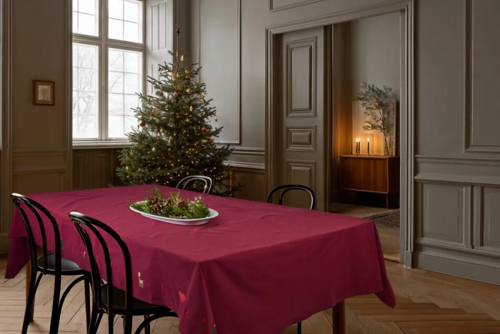 Christmas Fable Dug 150x270 cm rød>Juna Hot