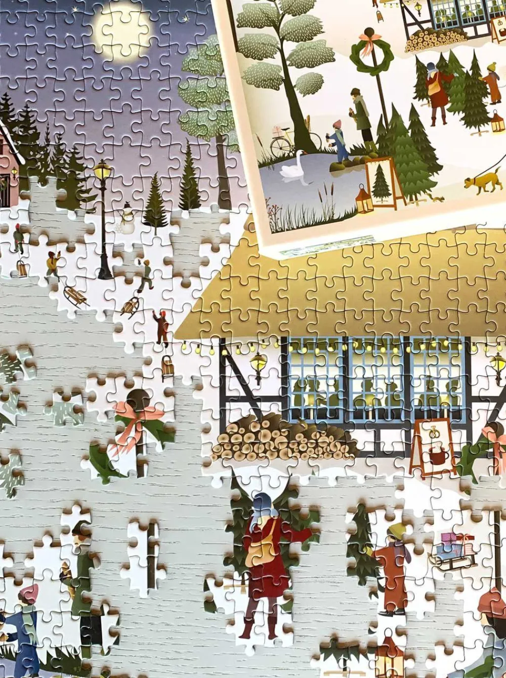 ViSSEVASSE Christmas Tree Farm - puslespil med 1000 brikker Clearance