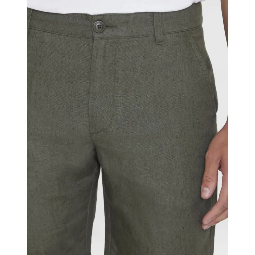 CHUCK regular linen shorts - GOTS/Vegan>Knowledge Cotton Apparel Hot