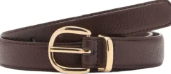MANGO CINTURON LAMINAS Dark brown Outlet