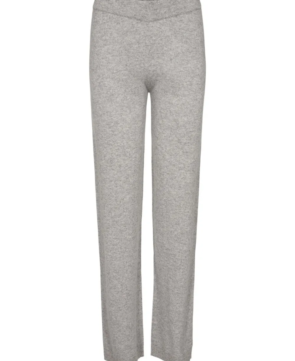 Magasin du Nord Collection Classic 8 - 100% Cashmere Light grey melange Online