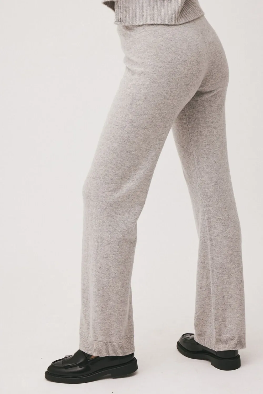 Magasin du Nord Collection Classic 8 - 100% Cashmere Light grey melange Online