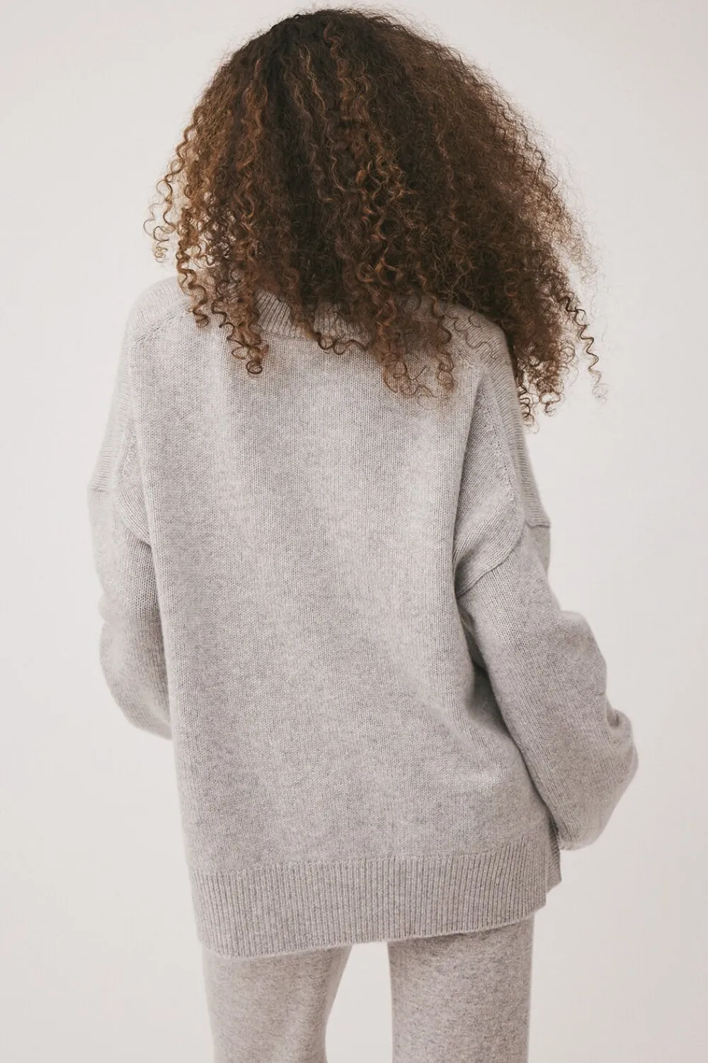 Magasin du Nord Collection Classic 3 - 100% Cashmere Light grey melange Sale