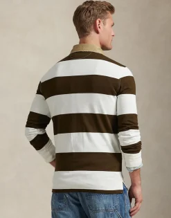 Polo Ralph Lauren Classic Fit Khaki-Collar Rugby Shirt