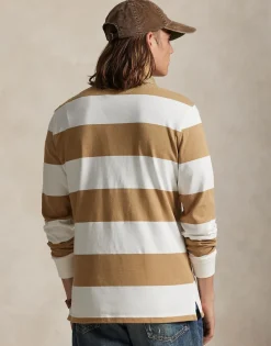 Classic Fit Khaki-Collar Rugby Shirt><noscript><img width=