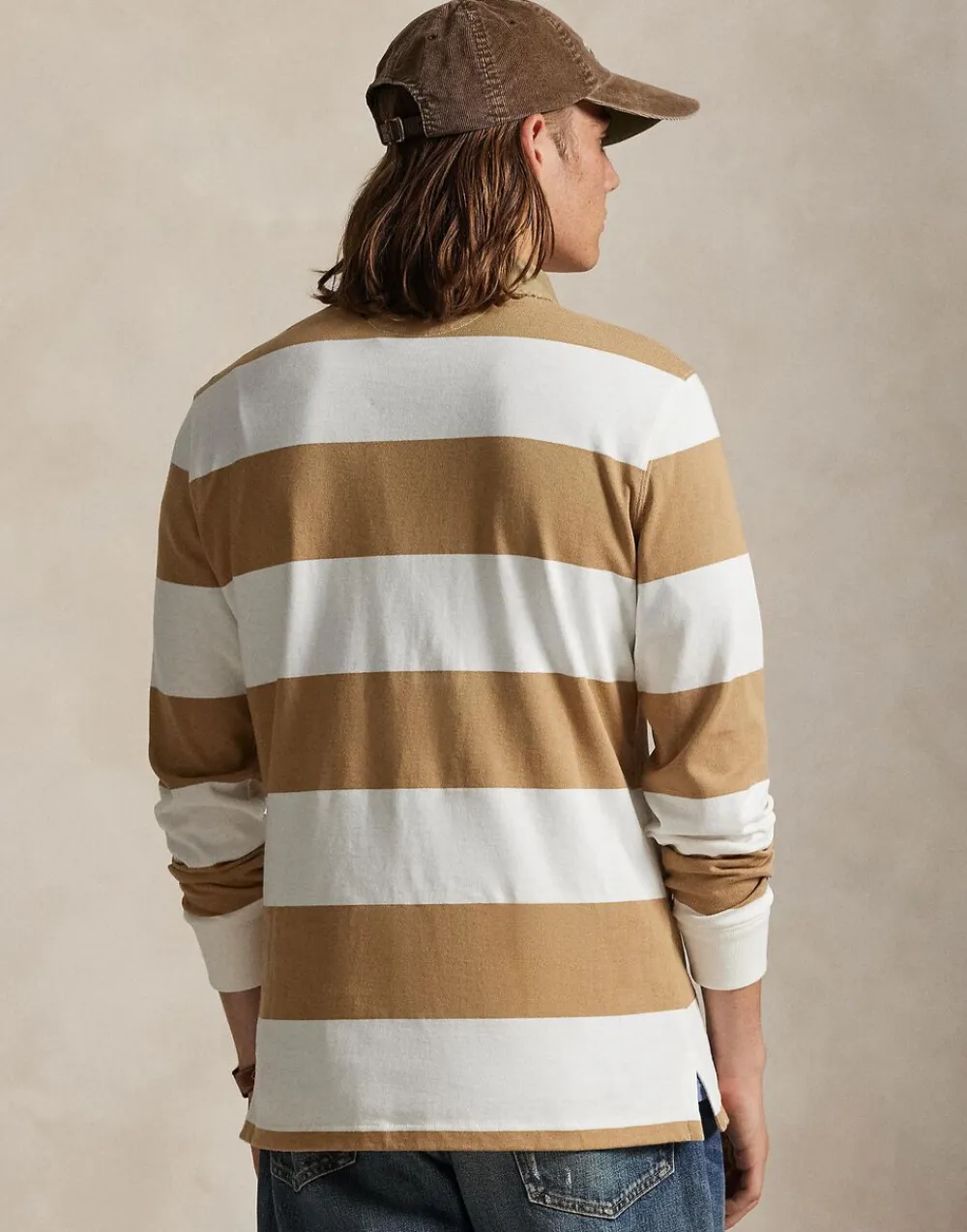 Classic Fit Khaki-Collar Rugby Shirt>Polo Ralph Lauren Clearance