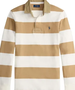 Classic Fit Khaki-Collar Rugby Shirt><noscript><img width=