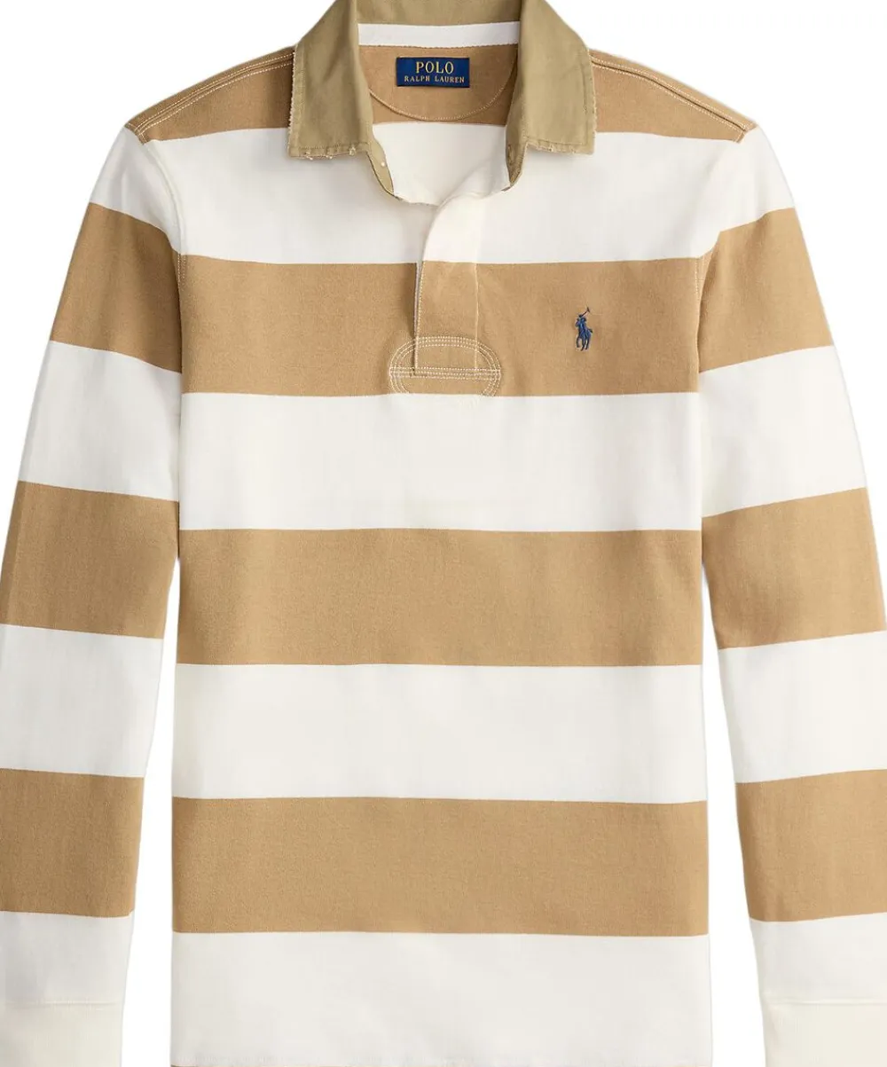 Classic Fit Khaki-Collar Rugby Shirt>Polo Ralph Lauren Clearance