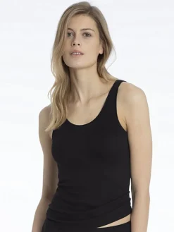 Calida Classic Light tank top Sort Hot