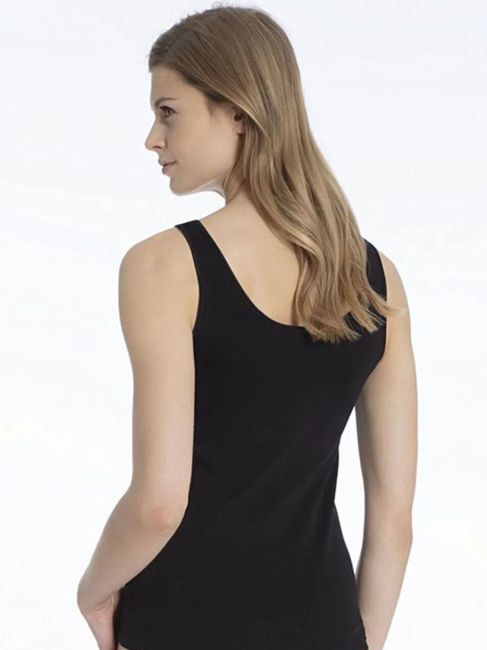 Calida Classic Light tank top Sort Hot