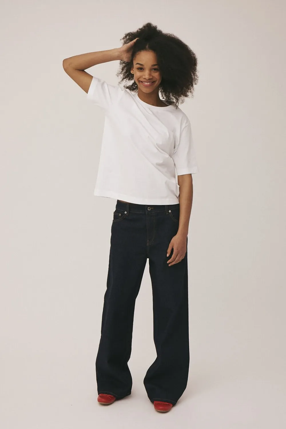 Magasin du Nord Collection Cleo M123 Wide Dark blue denim Best
