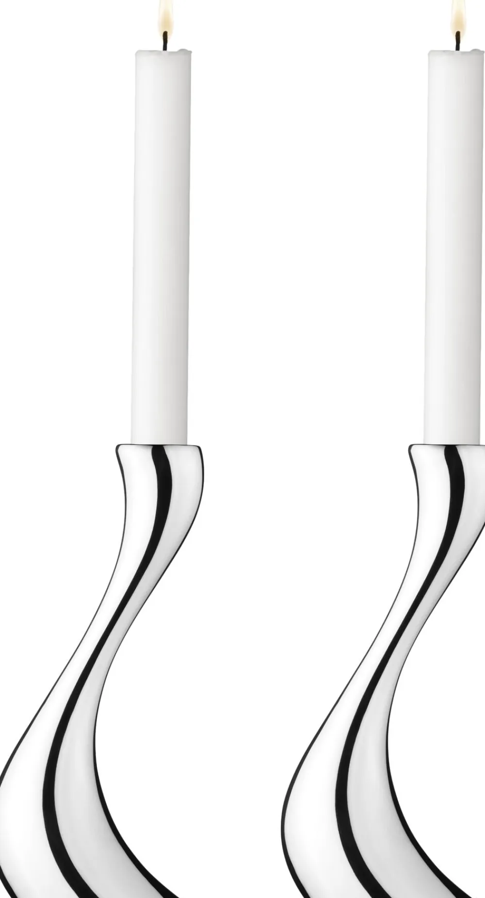 Georg Jensen COBRA LYSESTAGE MELLEM, 2 STK