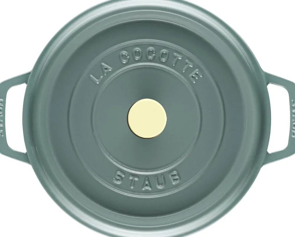 Staub Cocotte 24 cm Eukalyptus Støbejern Hot