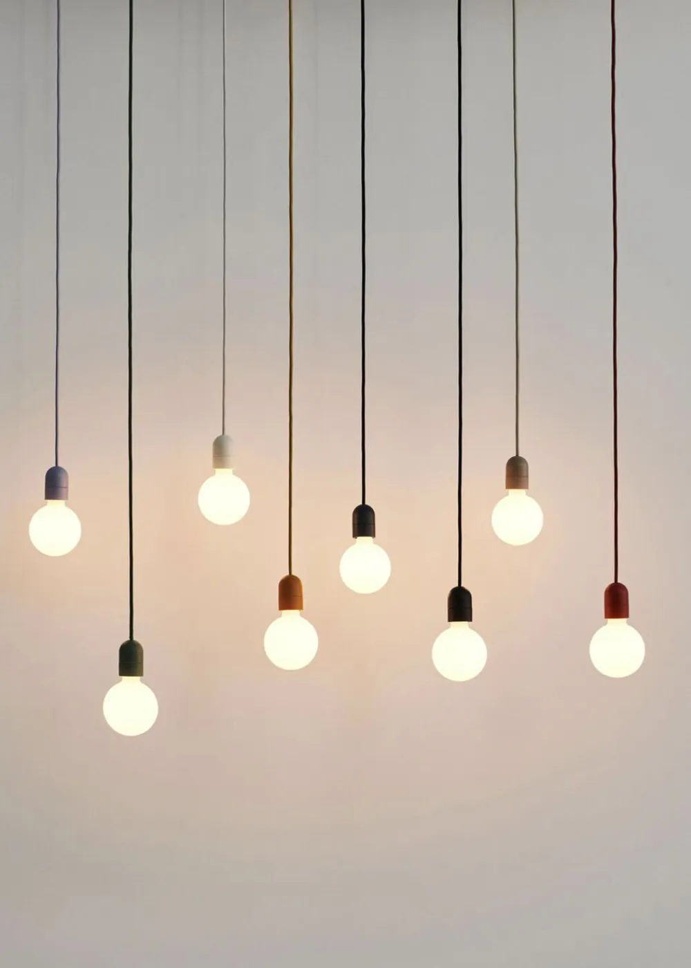 Common Pendant Cord set-Soft black>Hay Best
