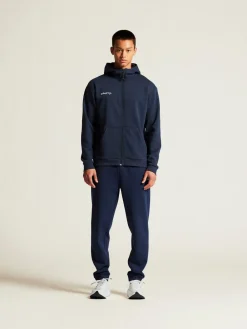Craft Community 2. 0 Full Zip Hættetrøje Blå Best
