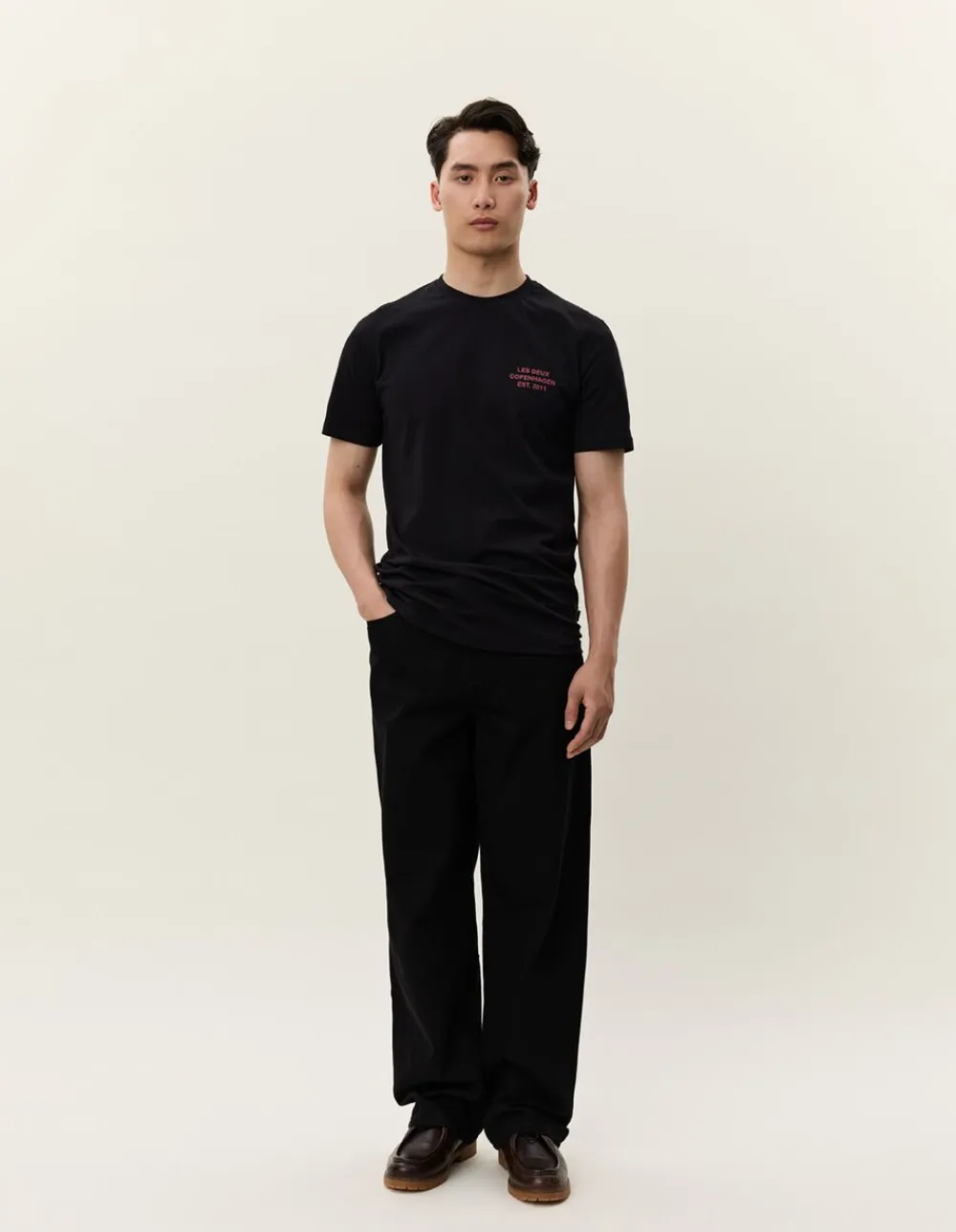 Les Deux Copenhagen 2011 T-shirt Black Clearance