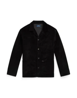 Polo Ralph Lauren Corduroy Utility Overshirt Sort Clearance