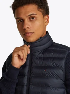 Tommy Hilfiger CORE PACKABLE RECYCLED VEST Desert sky Clearance