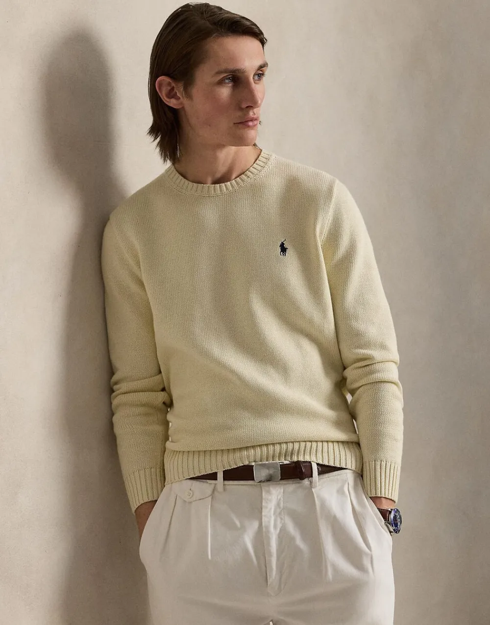 Cotton Crewneck Sweater>Polo Ralph Lauren Sale