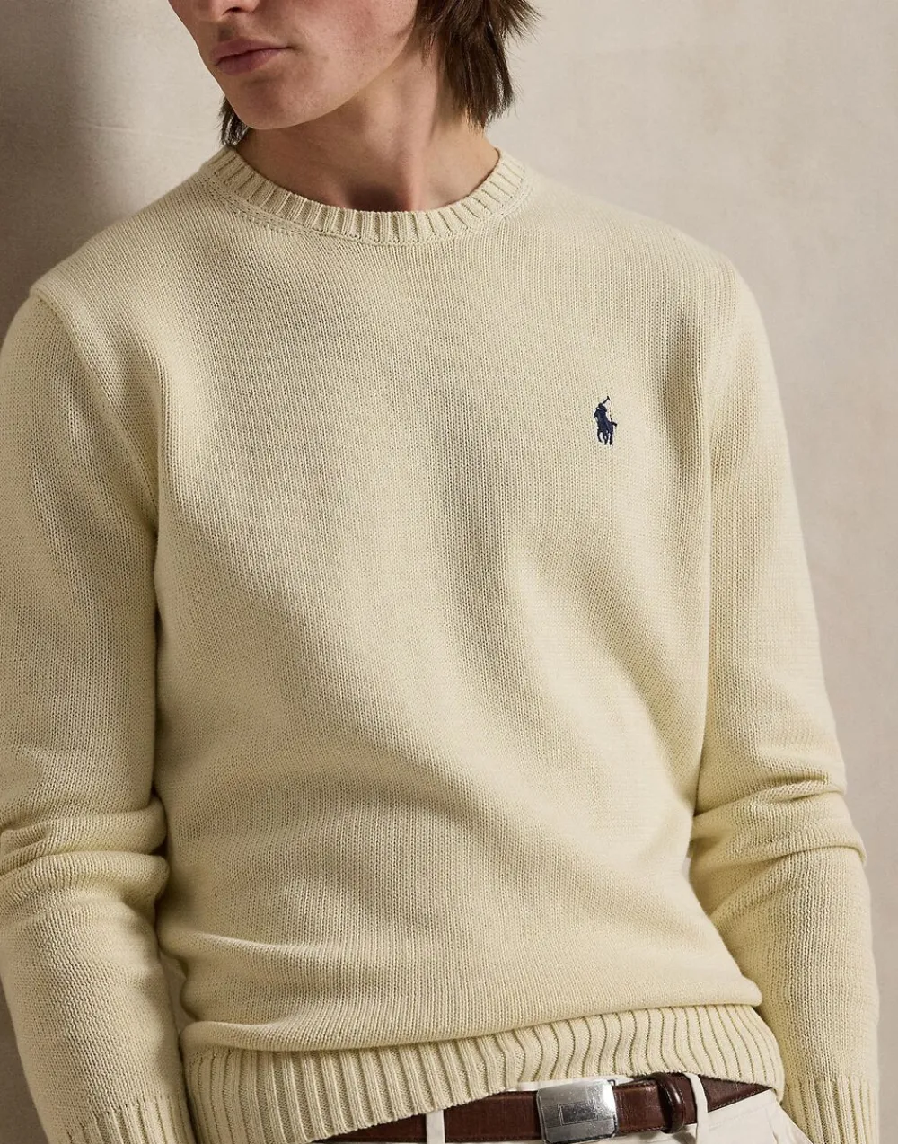 Cotton Crewneck Sweater>Polo Ralph Lauren Sale