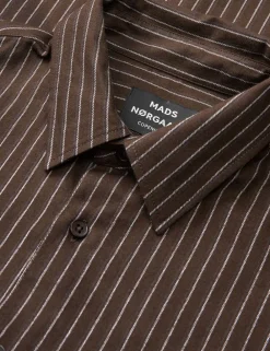 Cotton Flannel Stripe Sune Shirt>Mads Nørgaard - Copenhagen Hot