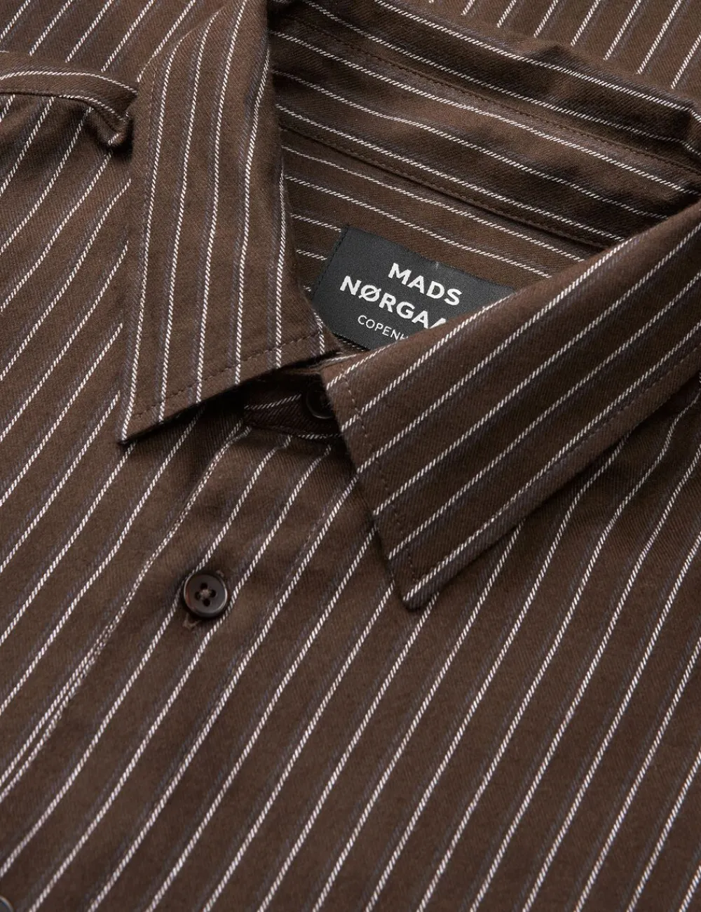 Cotton Flannel Stripe Sune Shirt>Mads Nørgaard - Copenhagen Hot