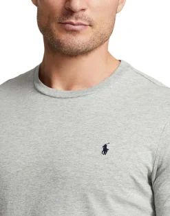 Cotton Jersey Crewneck Sleep Tee><noscript><img width=