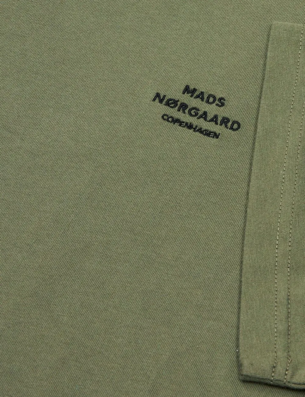 Mads Nørgaard - Copenhagen Cotton Jersey Frode Logo Tee FAV Mørkegrøn Outlet